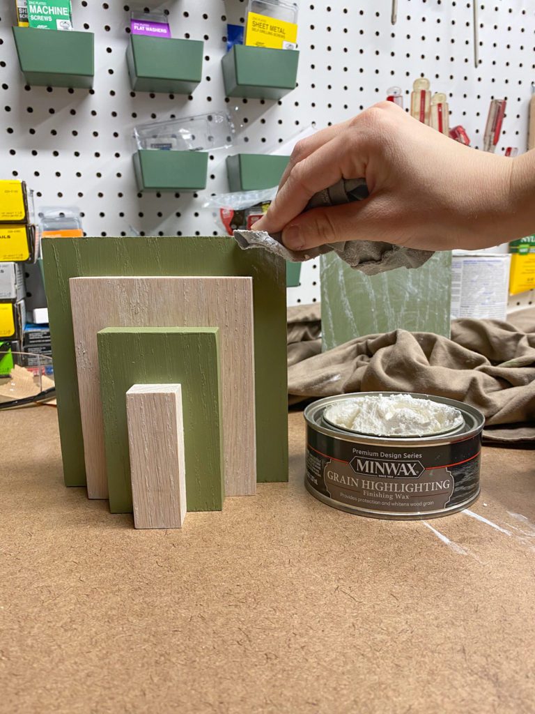 Applying Grain Highlighting Finishing Wax