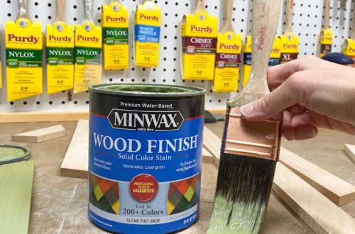 Applying COTY Solid Stain