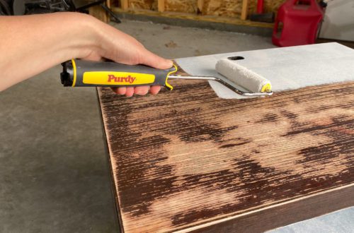 Applying Primer with Roller 2